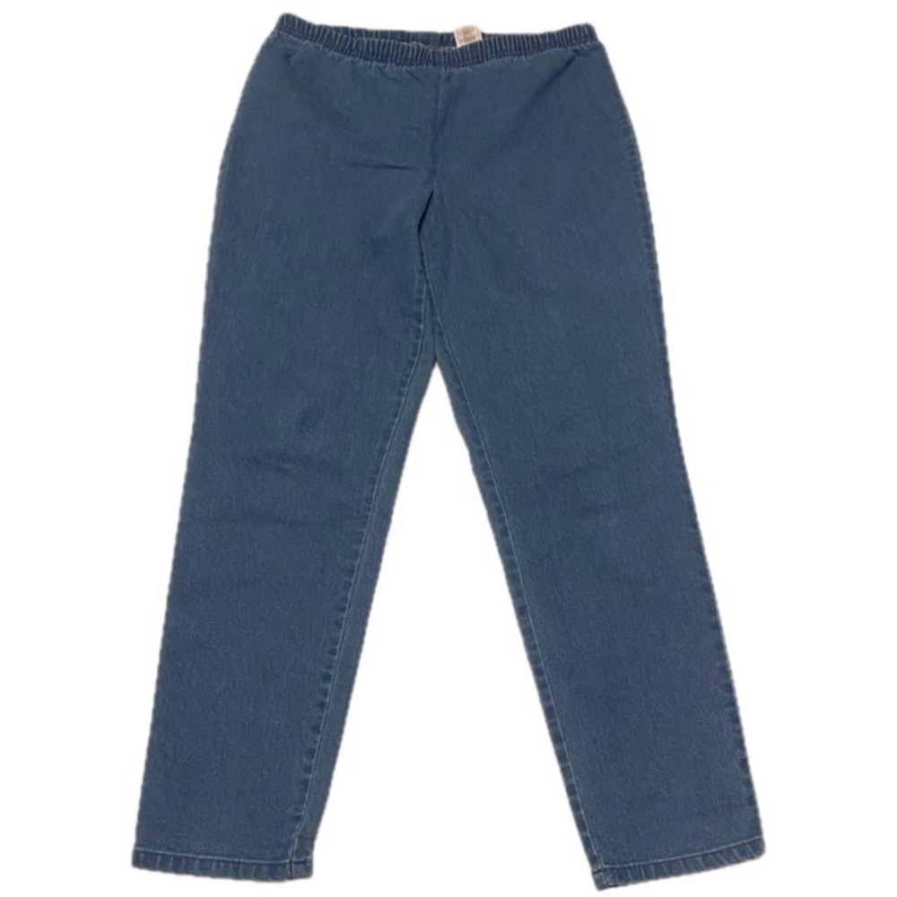 Realsize Women’s Large Pull On Blue Jeans Casual Denim Everyday Wear